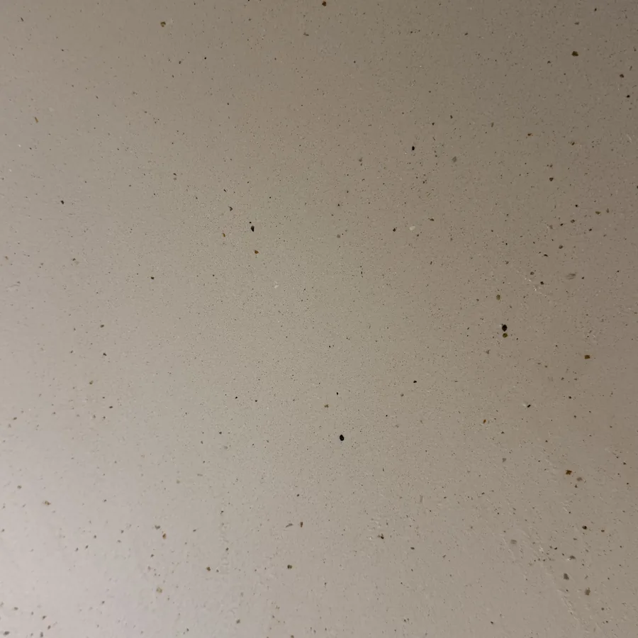 Smooth Oltre microcement finish with aggregate added